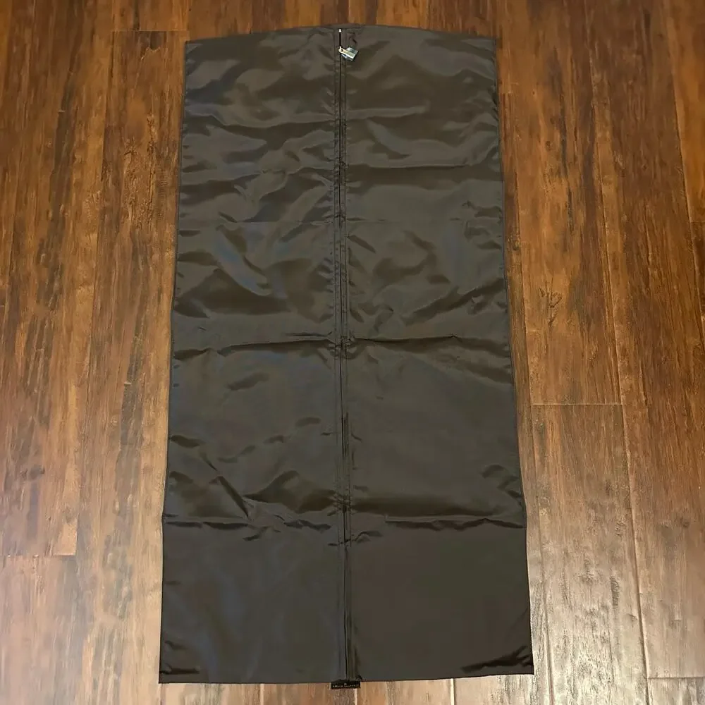 LOUIS VUITTON Garments Bag w/ Hanger Brown Travel Suit Dress Dust Cover NWOT